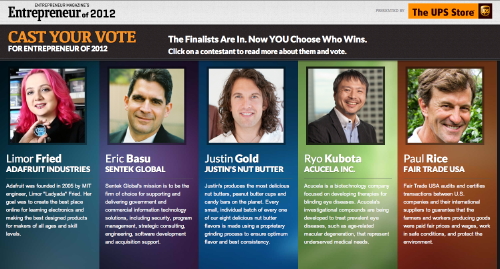 Vote for Limor Fried for Entrepreneur of 2012